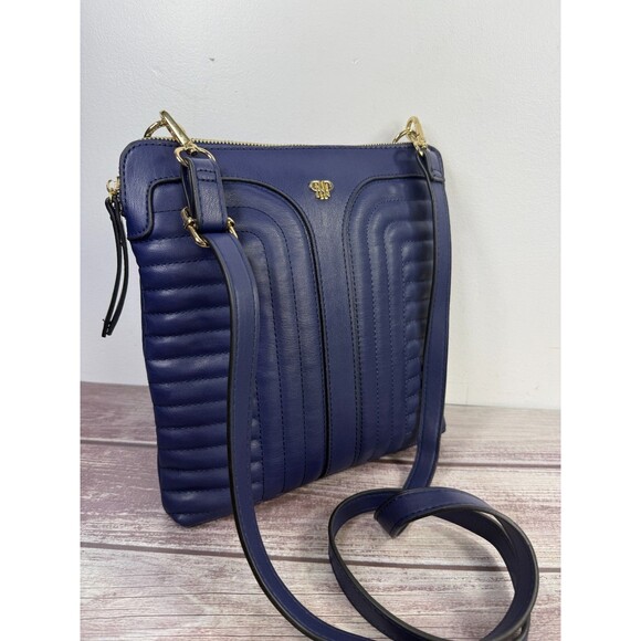 NWOT Litt Crossbody By PurseN Bag with Interior LED Light Navy Blue handbag - Picture 15 of 16